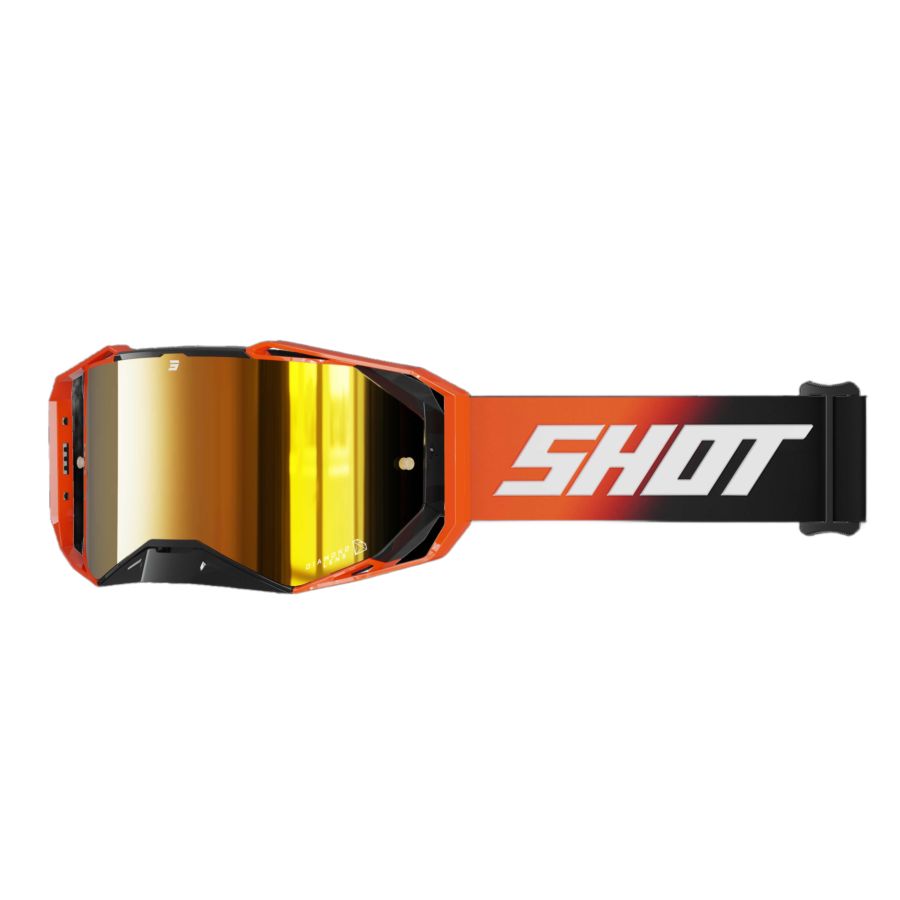 Gogle SHOT LITE SOLID ORANGE_GLOSSY