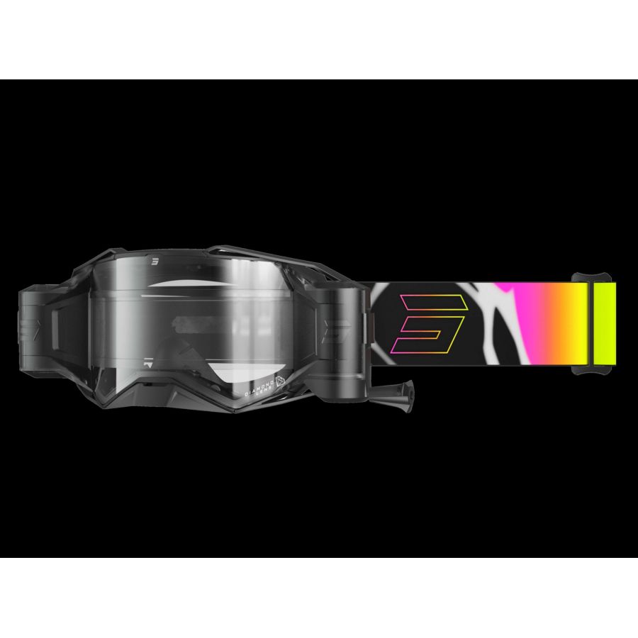 Gogle SHOT LITE ROLL-OFF_DEVIL BLACK_MATT