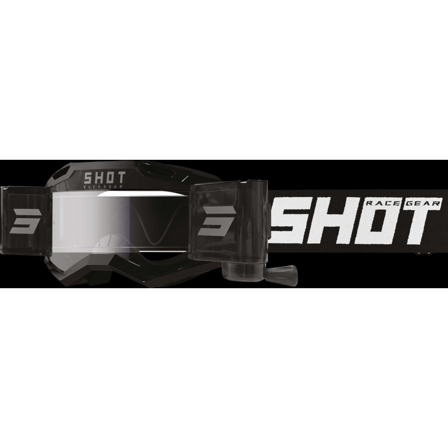 Gogle SHOT ASSAULT 2.0 ROLL-OFF SOLID_BLACK_GLOSSY