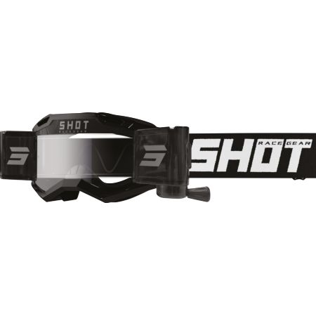Gogle SHOT ASSAULT 2.0 ROLL-OFF SOLID_BLACK_GLOSSY
