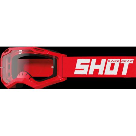 Gogle SHOT ROCKET KID 2.0 SOLID RED_GLOSSY