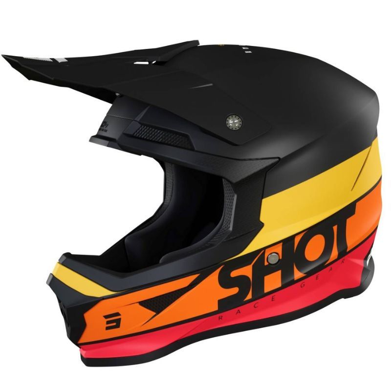 Kask SHOT furious story orange matt M