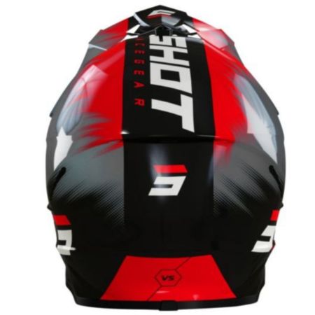 Kask SHOT FURIOUS VERSUS red glossy XL