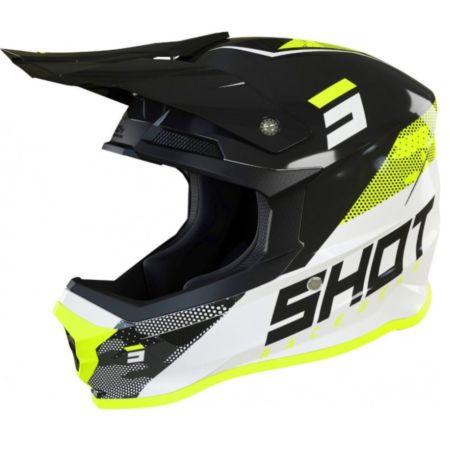 Kask SHOT FURIOUS PROMO camo neon yellow glossy XL
