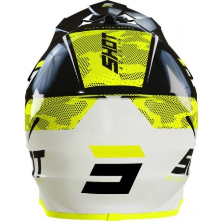 Kask SHOT FURIOUS PROMO camo neon yellow glossy XL