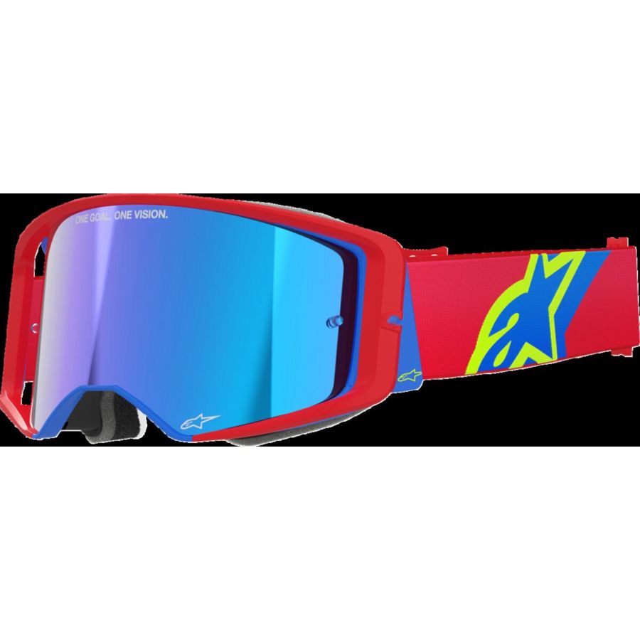 Gogle ALPINESTARS SUPERTECH CORP rd/bl mirror bl