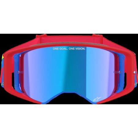 Gogle ALPINESTARS SUPERTECH CORP rd/bl mirror bl