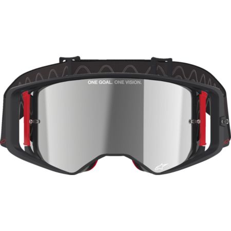 Gogle ALPINESTARS SUPERTECH CORP bk/rd mirror slv