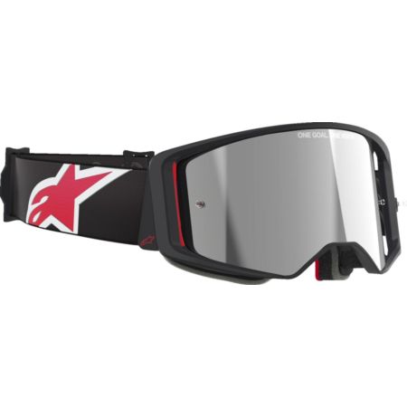 Gogle ALPINESTARS SUPERTECH CORP bk/rd mirror slv