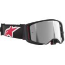 Gogle ALPINESTARS SUPERTECH CORP bk/rd mirror slv