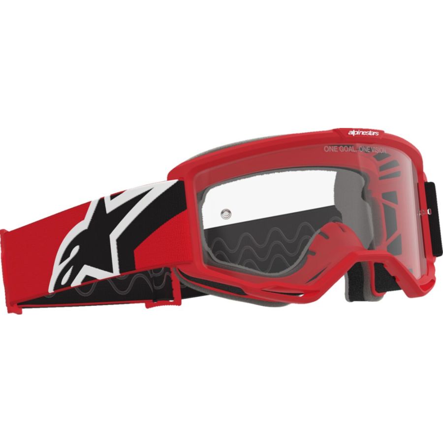 Gogle ALPINESTARS MX VISION OTG r/bk/w mirror clr