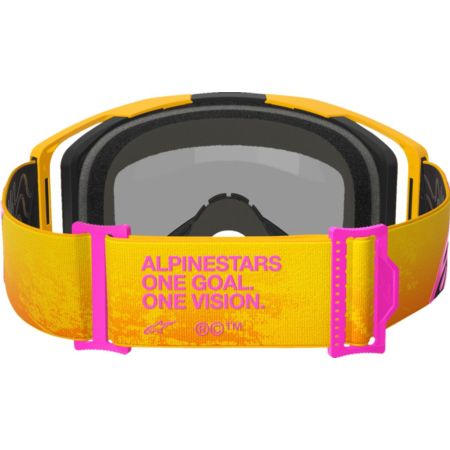 Gogle ALPINESTARS VISION 8 CORP or/yl/pk mirror gd