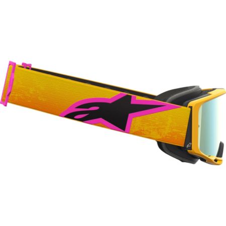 Gogle ALPINESTARS VISION 8 CORP or/yl/pk mirror gd