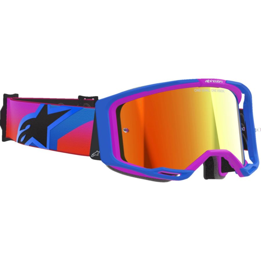 Gogle ALPINESTARS VISION 8 CORP bl/pr/or mirror rd