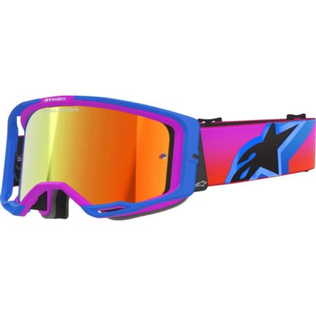 Gogle ALPINESTARS VISION 8 CORP bl/pr/or mirror rd