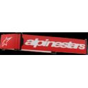 Pasek gogli ALPINESTARS SUPERTECH red/white