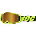 Gogle 100% ARMATIC fluo yellow mirror gold