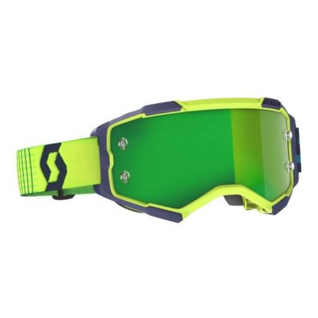 Gogle SCOTT fury blue/yellow/green chrome
