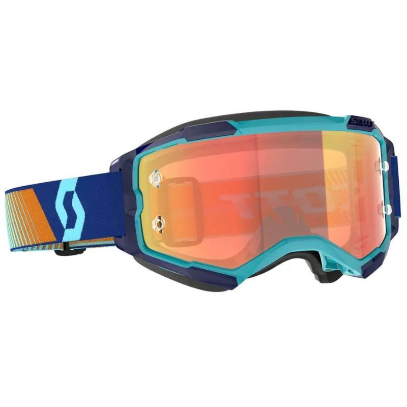 Gogle SCOTT Fury kolor niebieski/pomarańczowy szyb