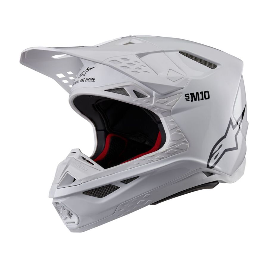 Kask ALPINESTARS sm10 solid wht 2xl