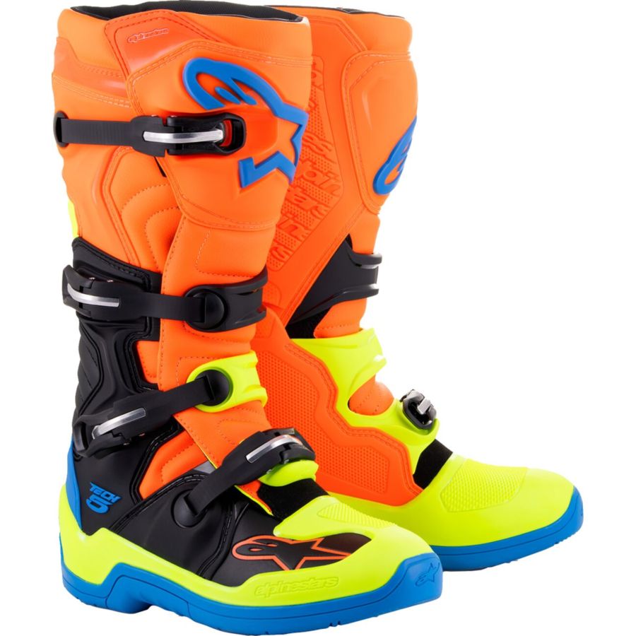 Buty ALPINESTARS tech5 or fl/bl/yl r. 10 (44,5)