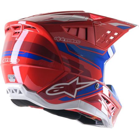 Kask ALPINESTARS sm5 act2 red/bl l