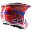 Kask ALPINESTARS sm5 act2 red/bl l