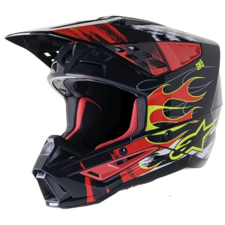 Kask ALPINESTARS sm5 rash red/g 2xl