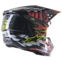 Kask ALPINESTARS sm5 rash red/g 2xl