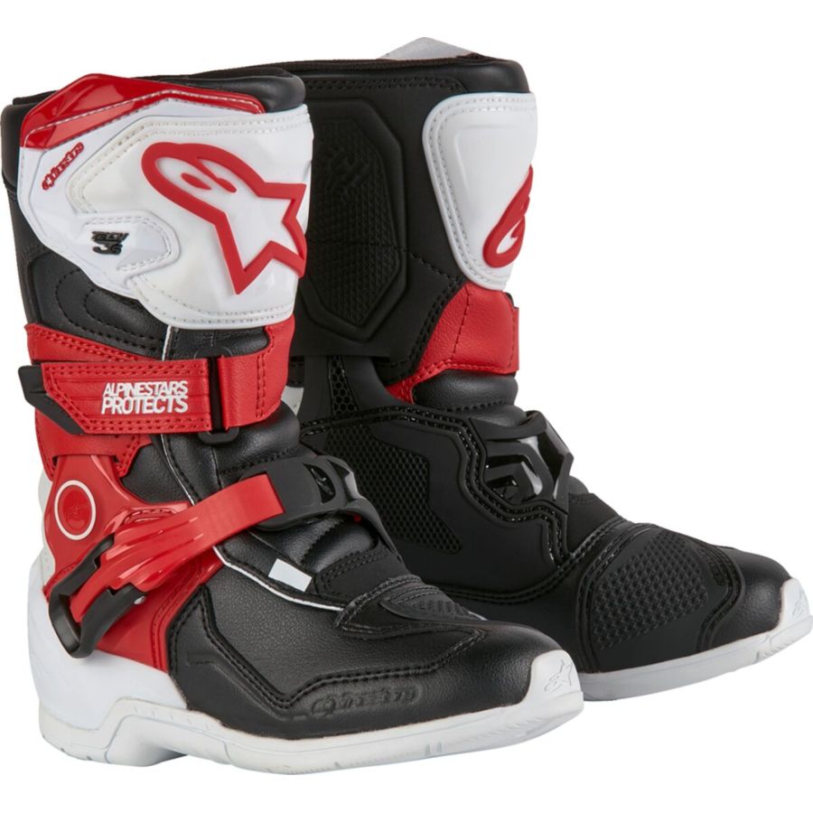 Buty ALPINESTARS t3s kids wt/bk/r 1