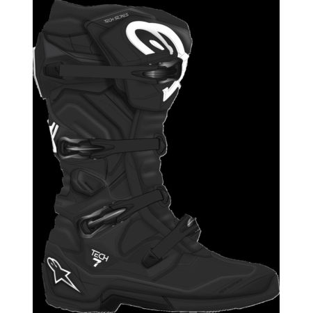 Buty ALPINESTARS tech 7 black 10