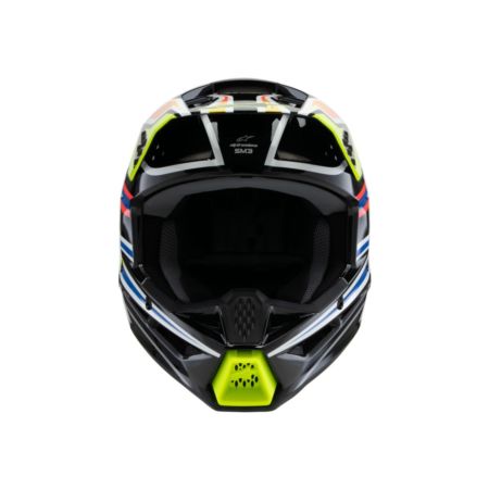 Kask ALPINESTARS yth sm3 wurx blk/yl/b y