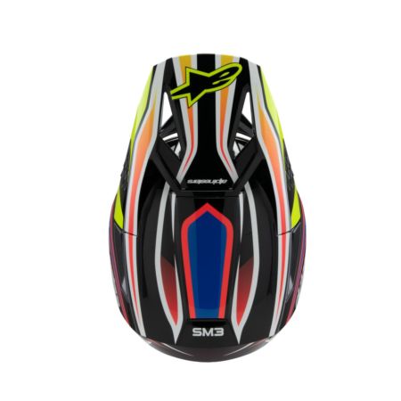 Kask ALPINESTARS yth sm3 wurx blk/yl/b y