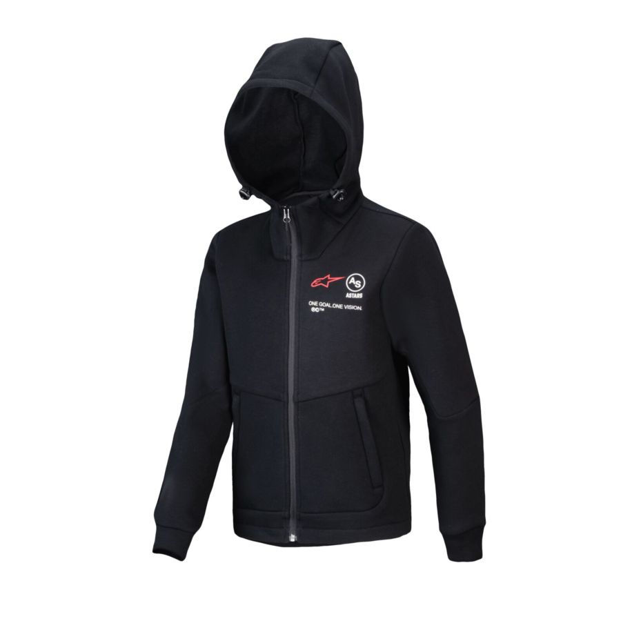 Fleece yth racer MX black l