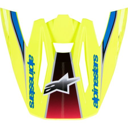 Daszek kasku ALPINESTARS SM5 yellow/blue