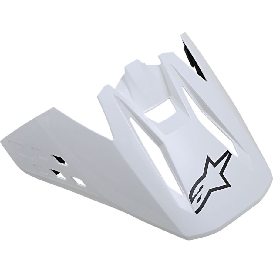 Daszek kasku ALPINESTARS SM5 SOLID white gloss