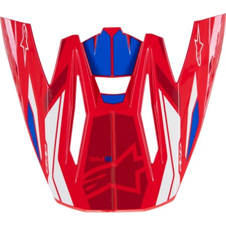 Daszek kasku ALPINESTARS SM5 ACT2 red/blue