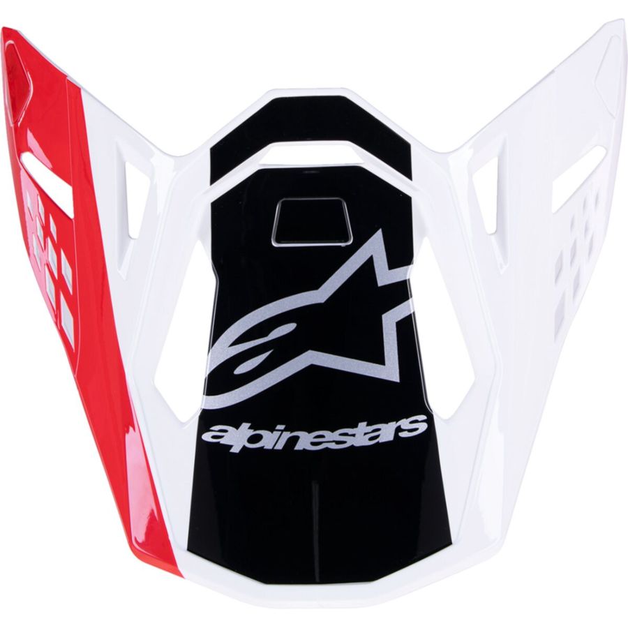 Daszek kasku ALPINESTARS SM10 UNIT red/white