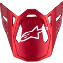 Daszek kasku ALPINESTARS SM10 flood red