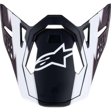 Daszek kasku ALPINESTARS SM10 AMPR black/white
