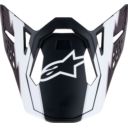 Daszek kasku ALPINESTARS SM10 AMPR black/white