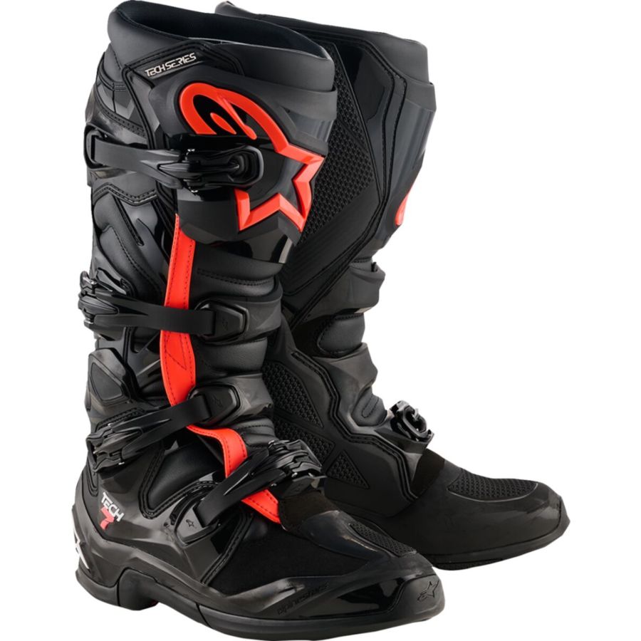 Buty ALPINESTARS TECH 7 black/red fluo 44,5 (10)