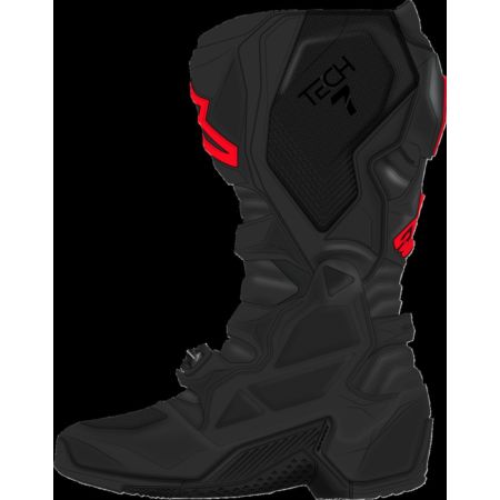 Buty ALPINESTARS TECH 7 black/red fluo 44,5 (10)