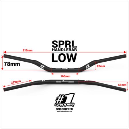 Kierownica ONEGRIPPER SPRL Handlebar LOW Black