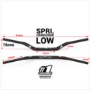 Kierownica ONEGRIPPER SPRL Handlebar LOW Black