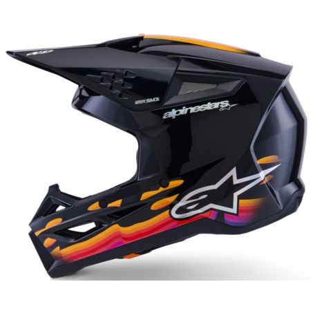 Kask ALPINESTARS SUPERTECH M3 FORCE black gloss 2X
