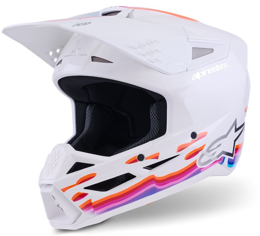 Kask ALPINESTARS SUPERTECH M3 FORCE white gloss L