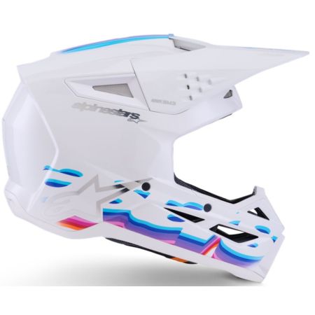 Kask ALPINESTARS SUPERTECH M3 FORCE white gloss L