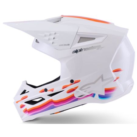 Kask ALPINESTARS SUPERTECH M3 FORCE white gloss L
