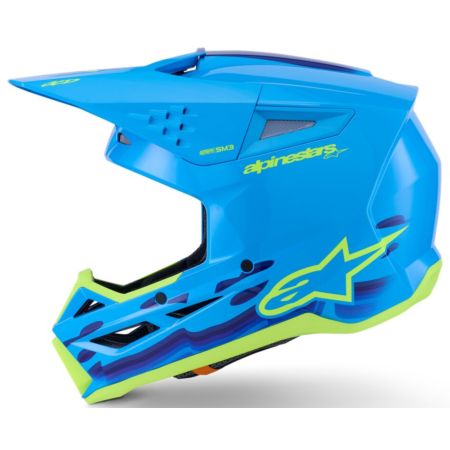 Kask ALPINESTARS SUPERTECH M3 FORCE cyan 2XL
